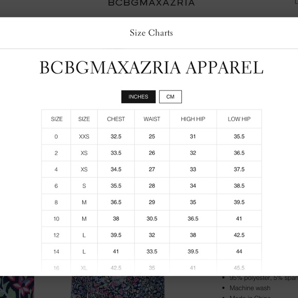 BCBGMaxAzria Savannah Surplice Floral Print Navy Dress in Size XS NWOT - Picture 10 of 10